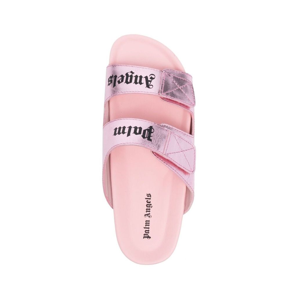 Leather Logo Sandals