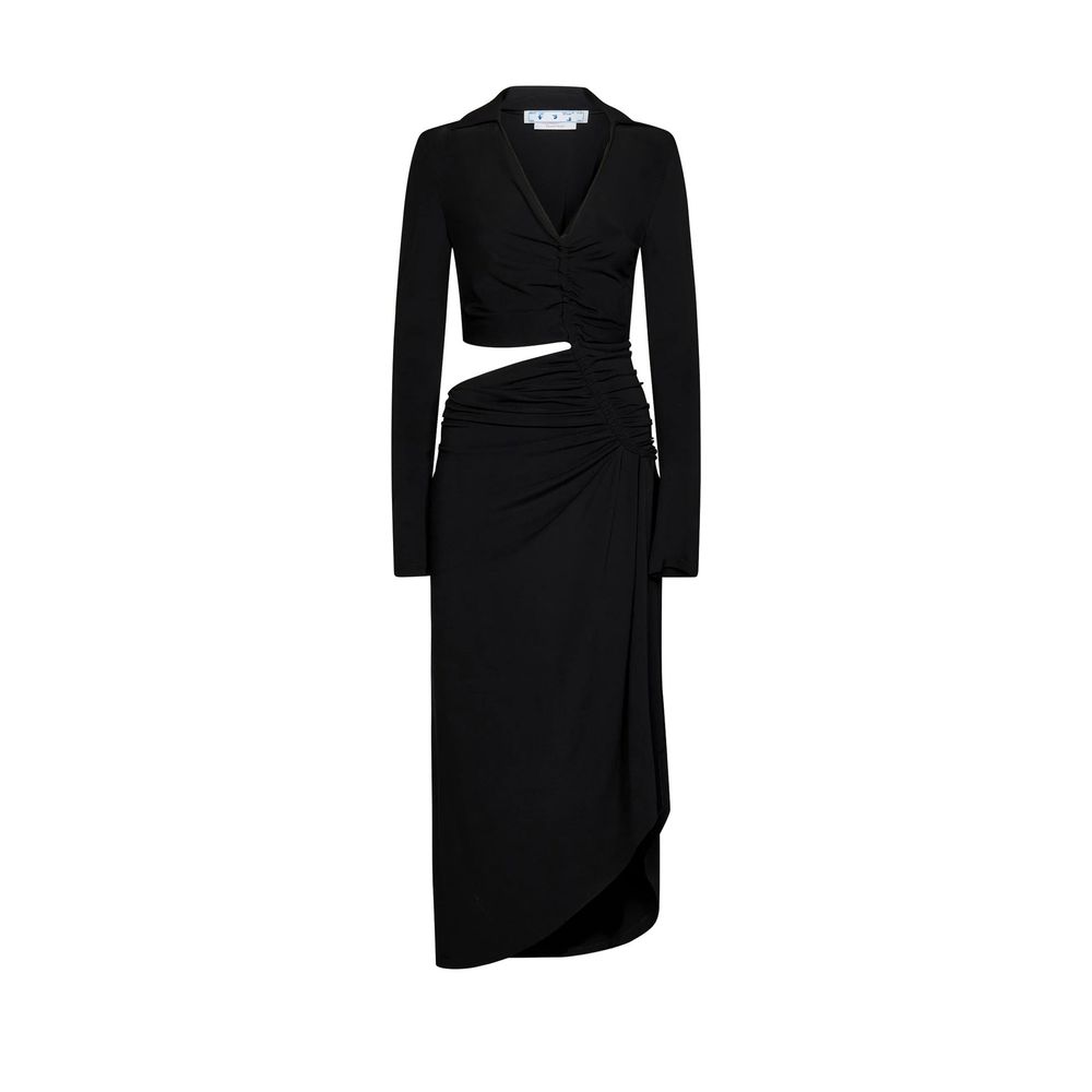 Cut-Out Midi Dress