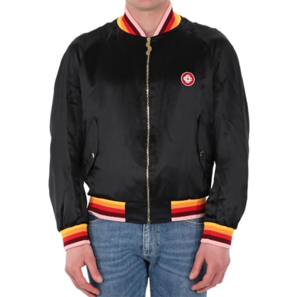 Silk Logo Bomber