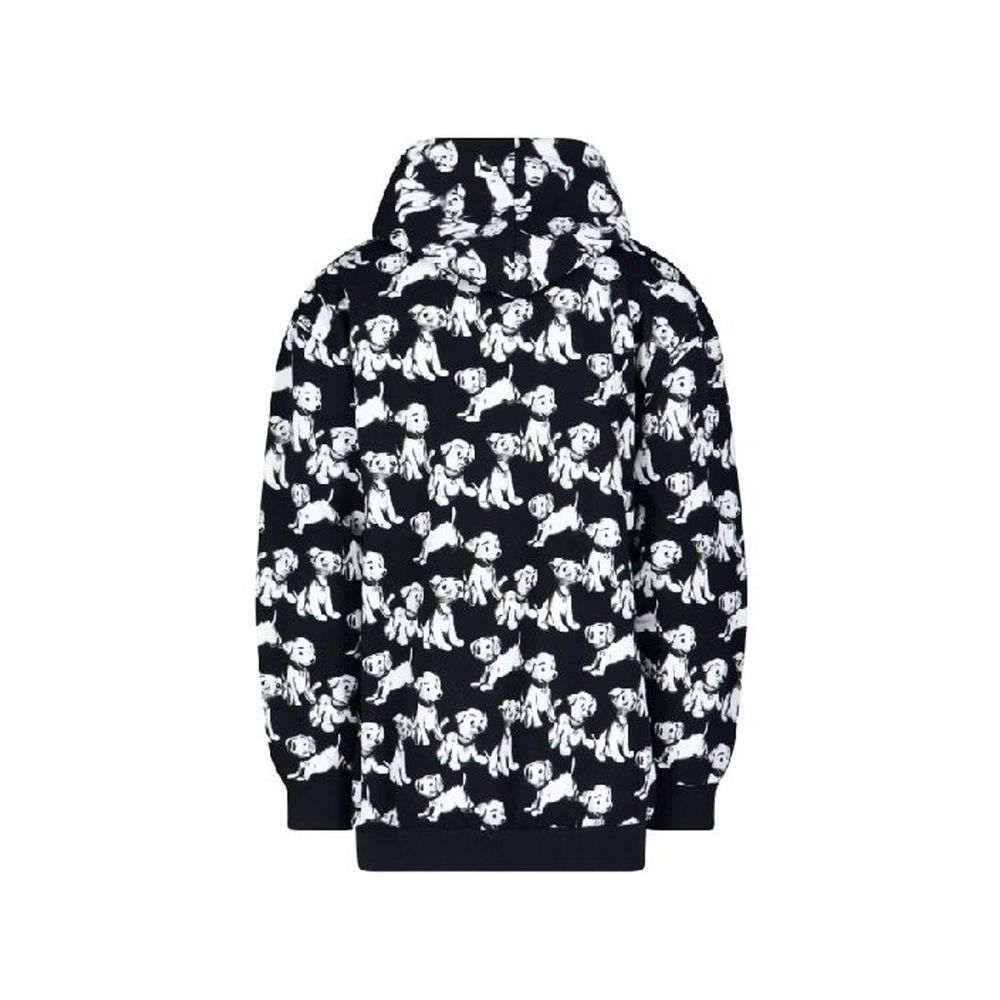 Hooded Printed Dogs Sweatshirt