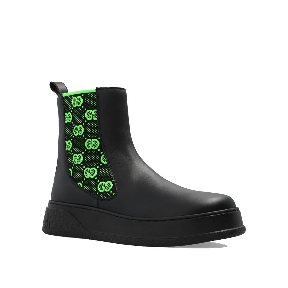 GG Leather Boots