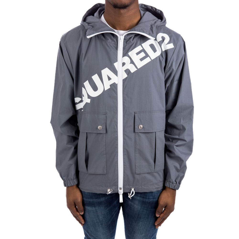 Logo Hooded Windbreaker