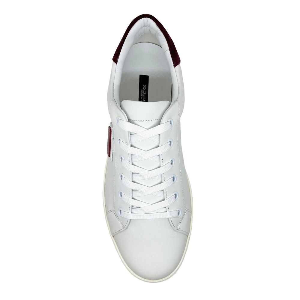 Logo Leather Sneakers