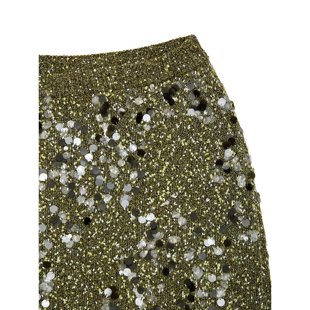 Green Viscose Skirt