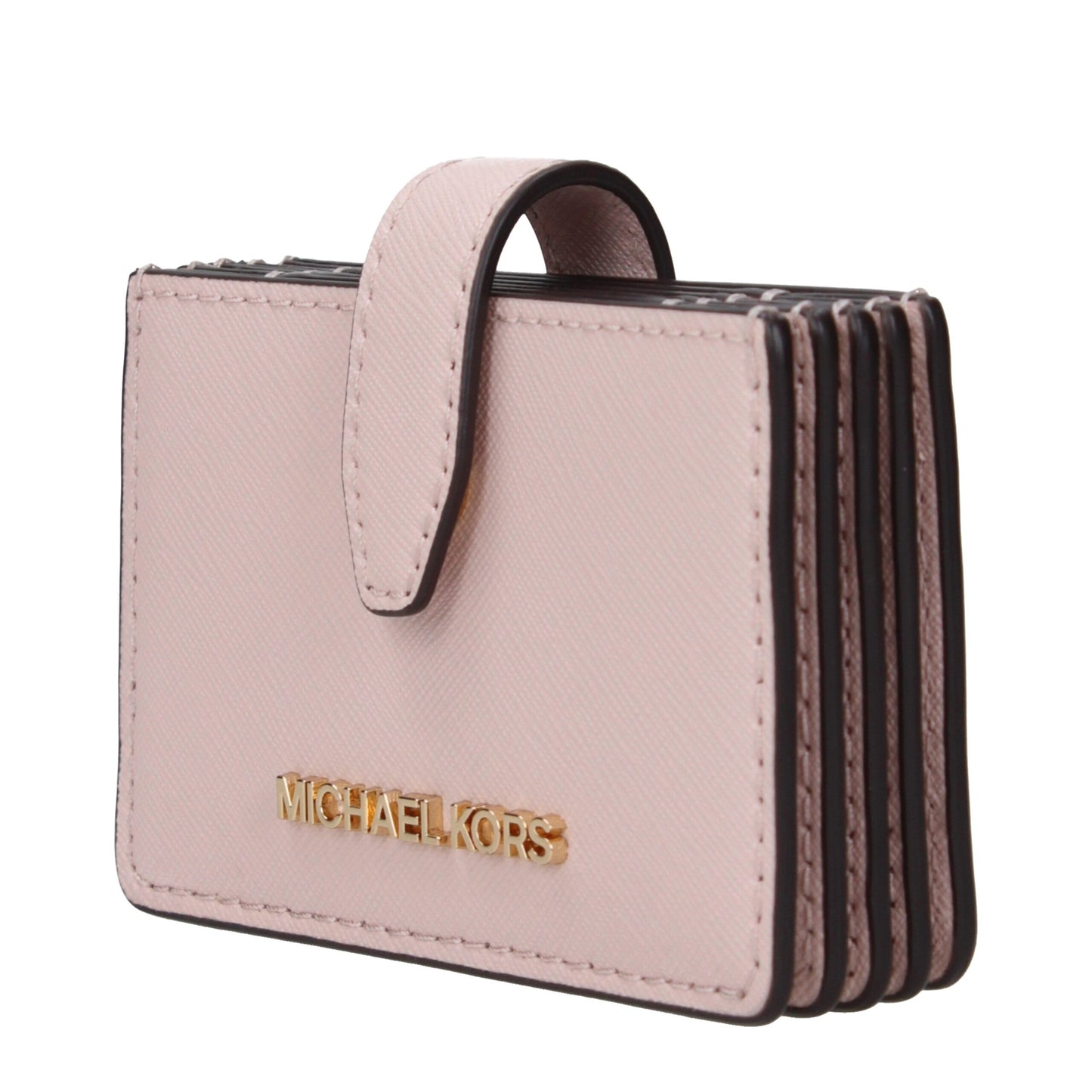 Pink Leather Cardholders