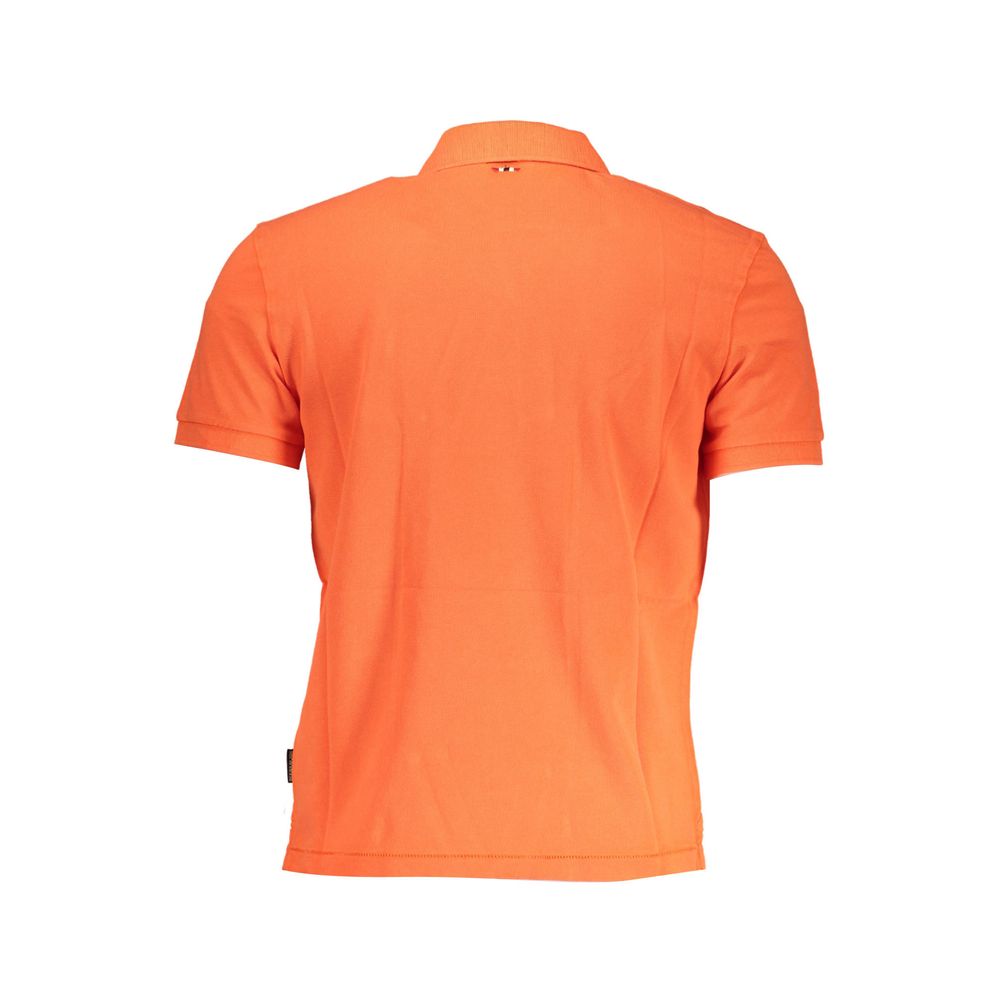 Polo rojo de algodón