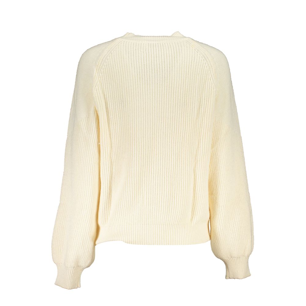 White Fabric Sweater
