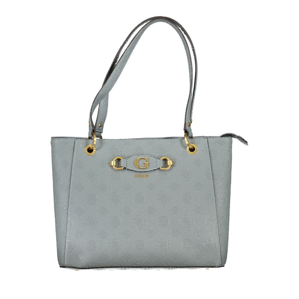 Blue Polyethylene Handbag