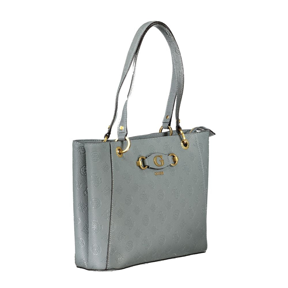 Blue Polyethylene Handbag