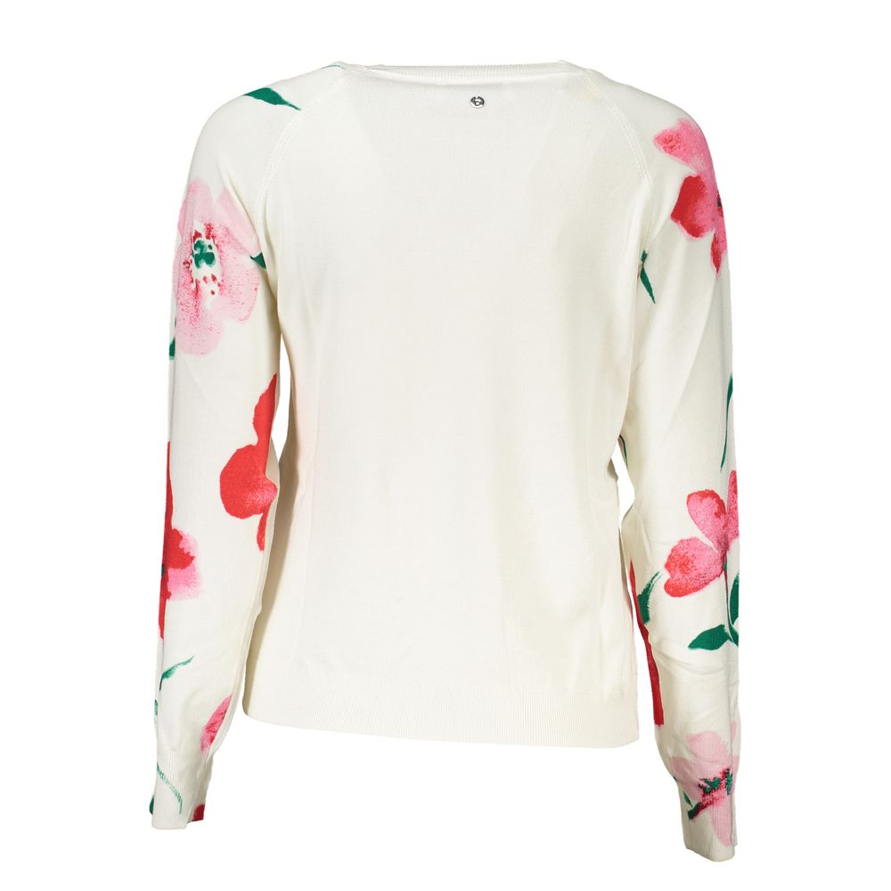 White Viscose Sweater