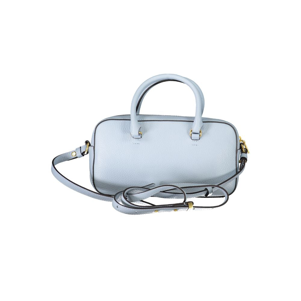 Blue Leather Handbag