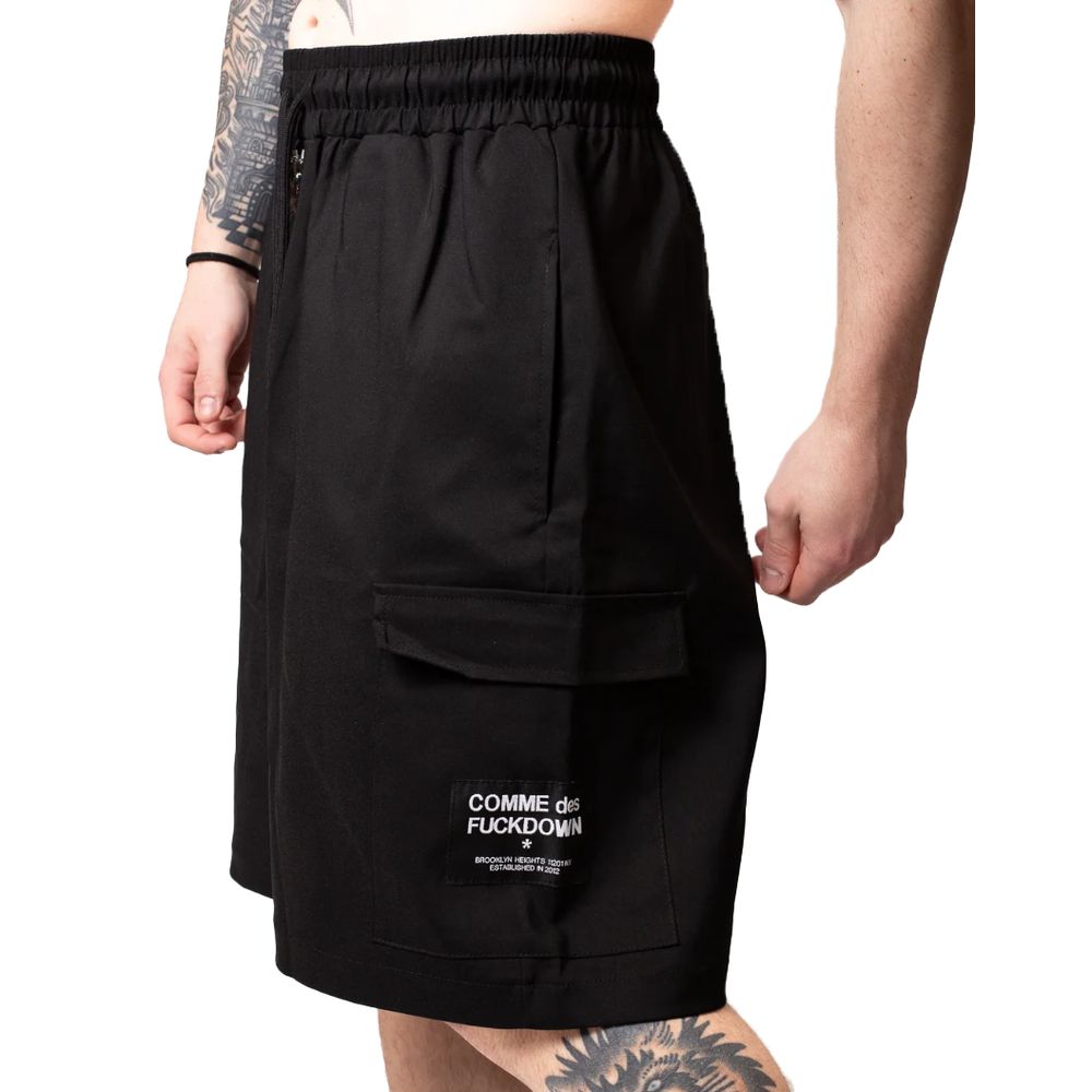 Black Cotton Short