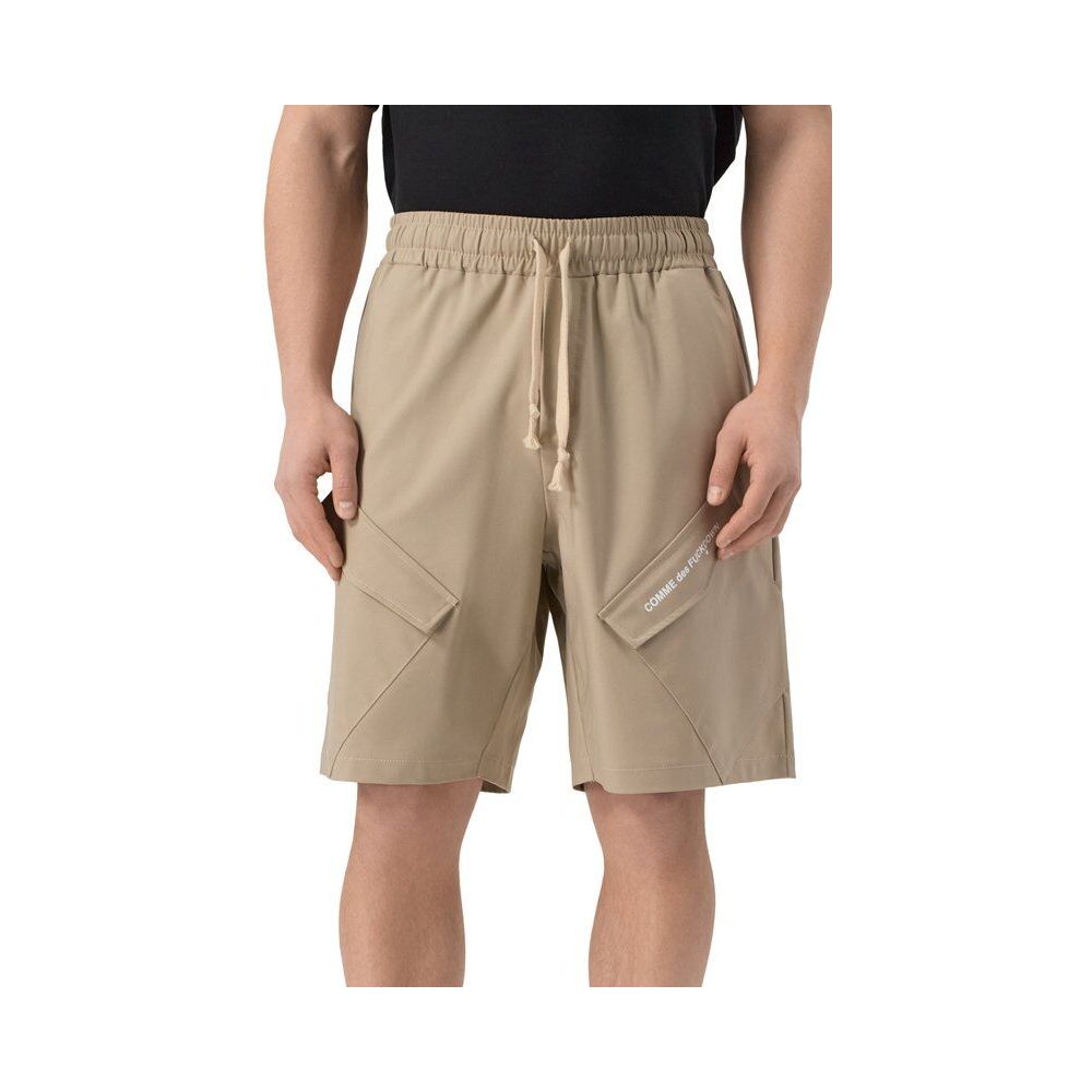 Beige Cotton Short