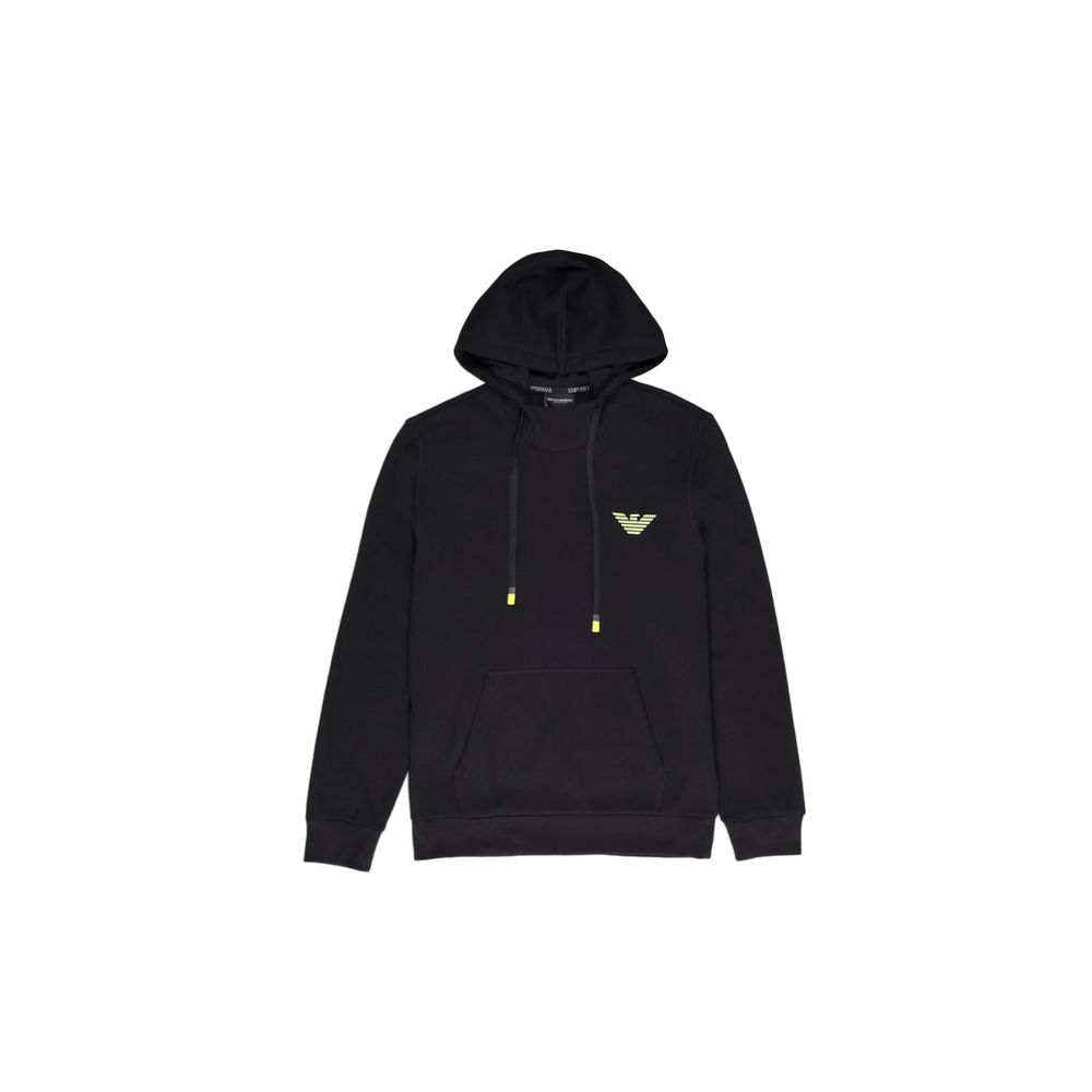 Black Cotton Hoody