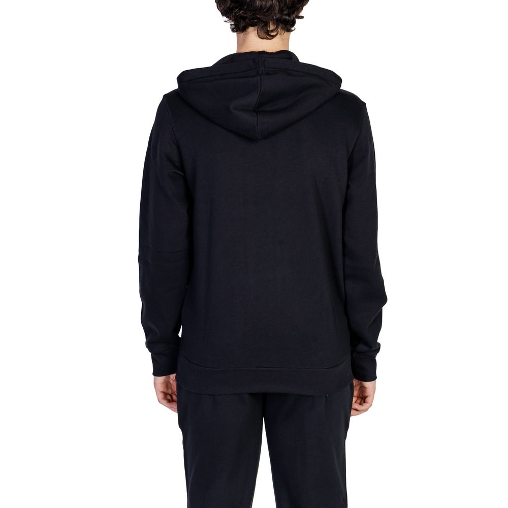 Black Cotton Hoody