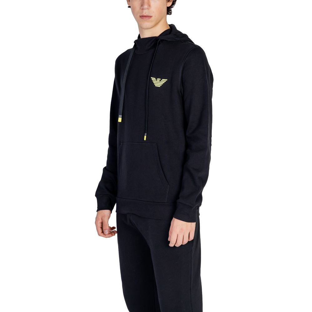 Black Cotton Hoody