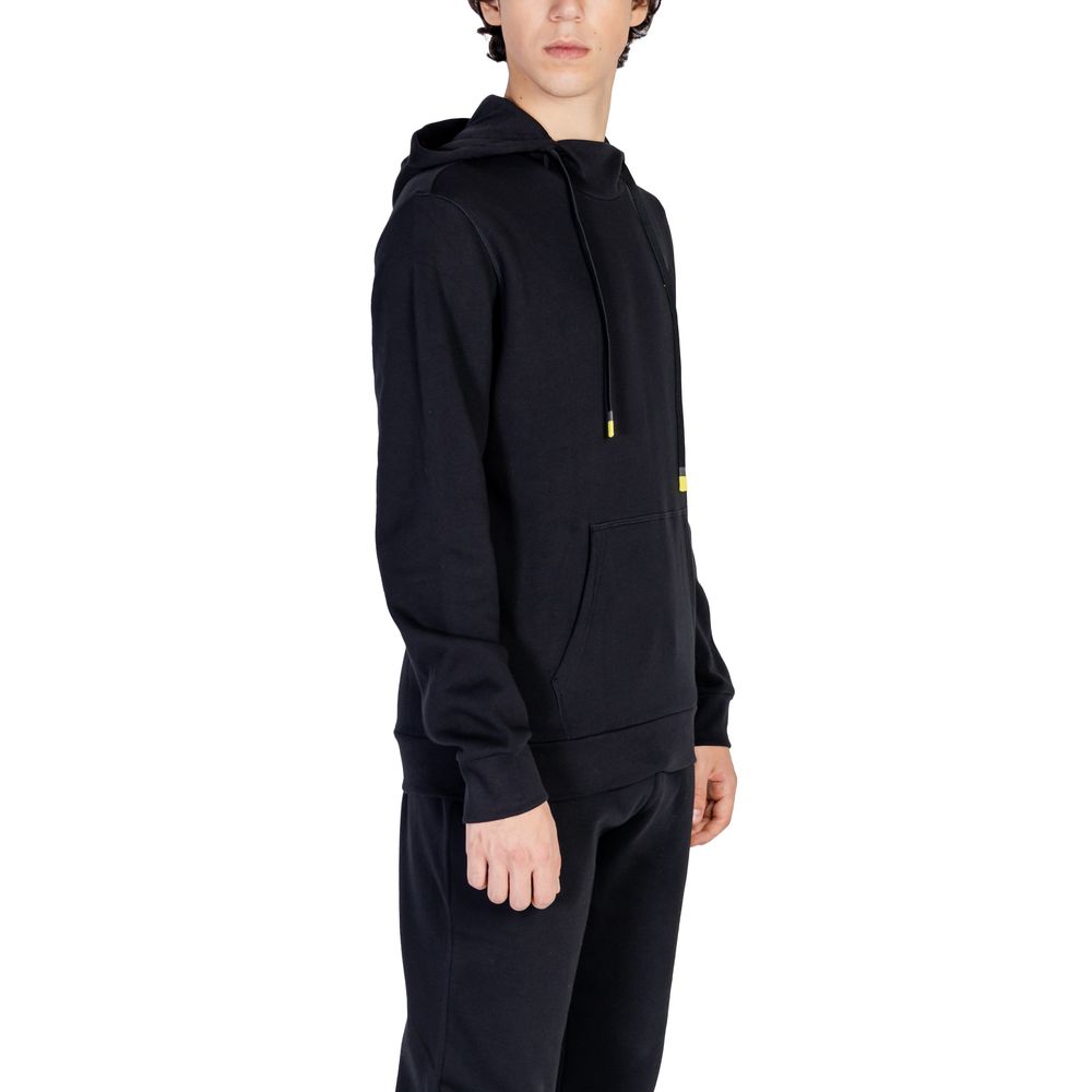 Black Cotton Hoody