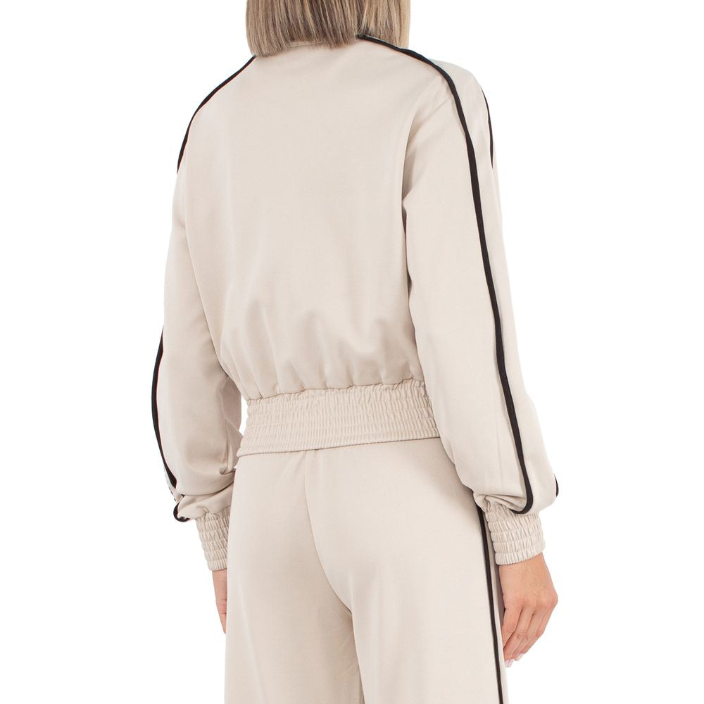 Beige Cotton Sweater