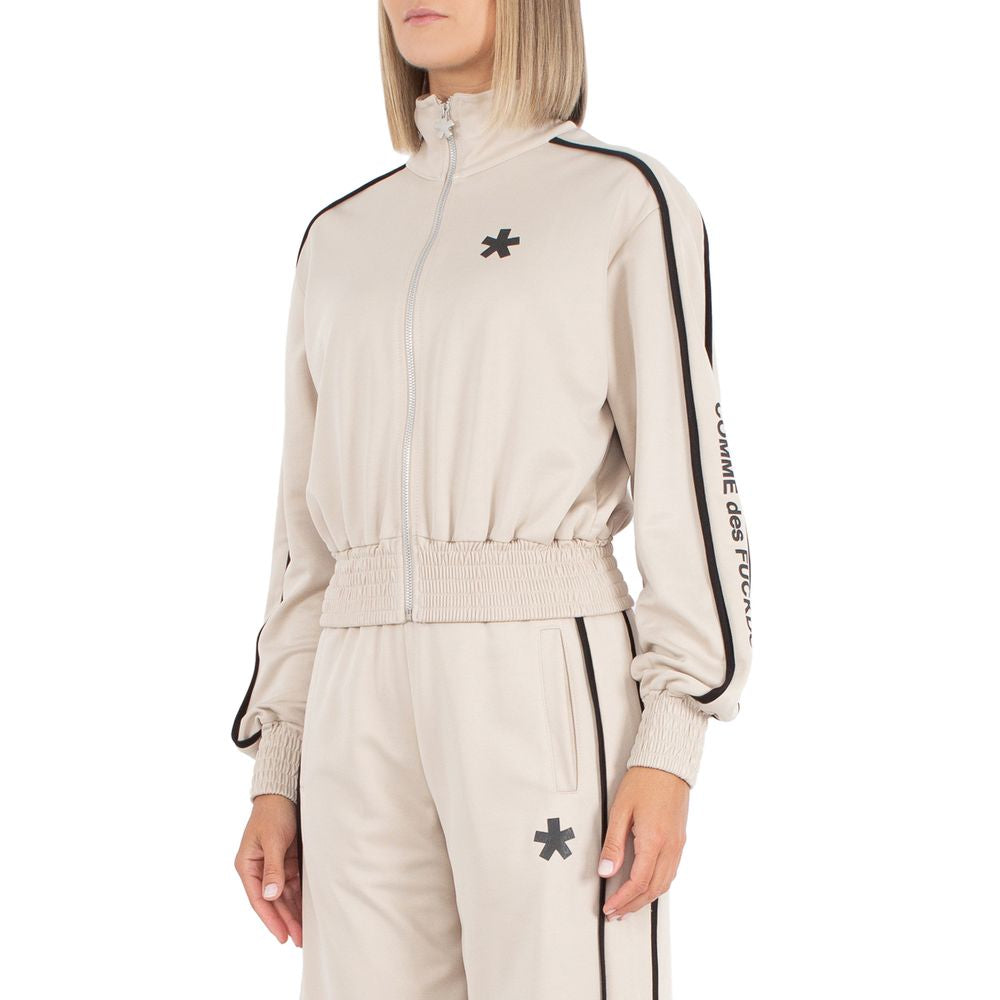 Beige Cotton Sweater