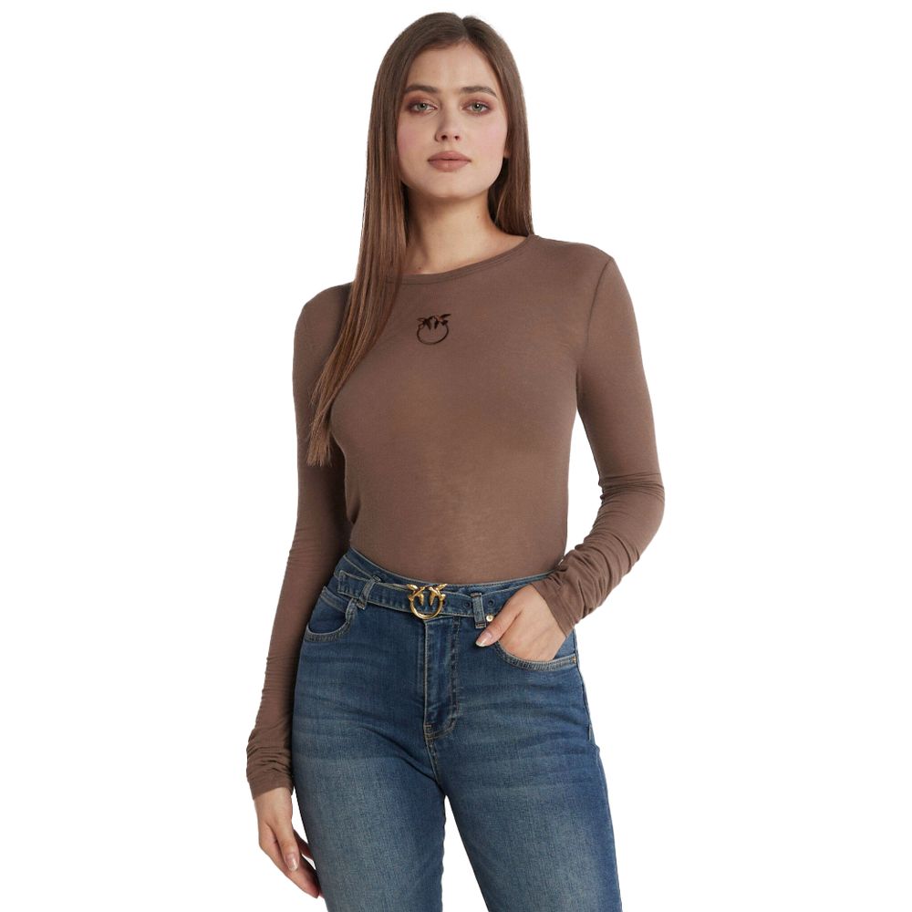 Brown Viscose Sweater