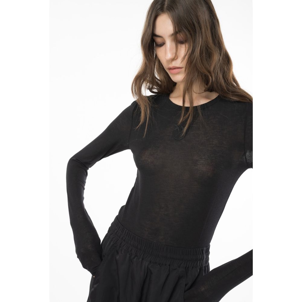 Black Viscose Sweater
