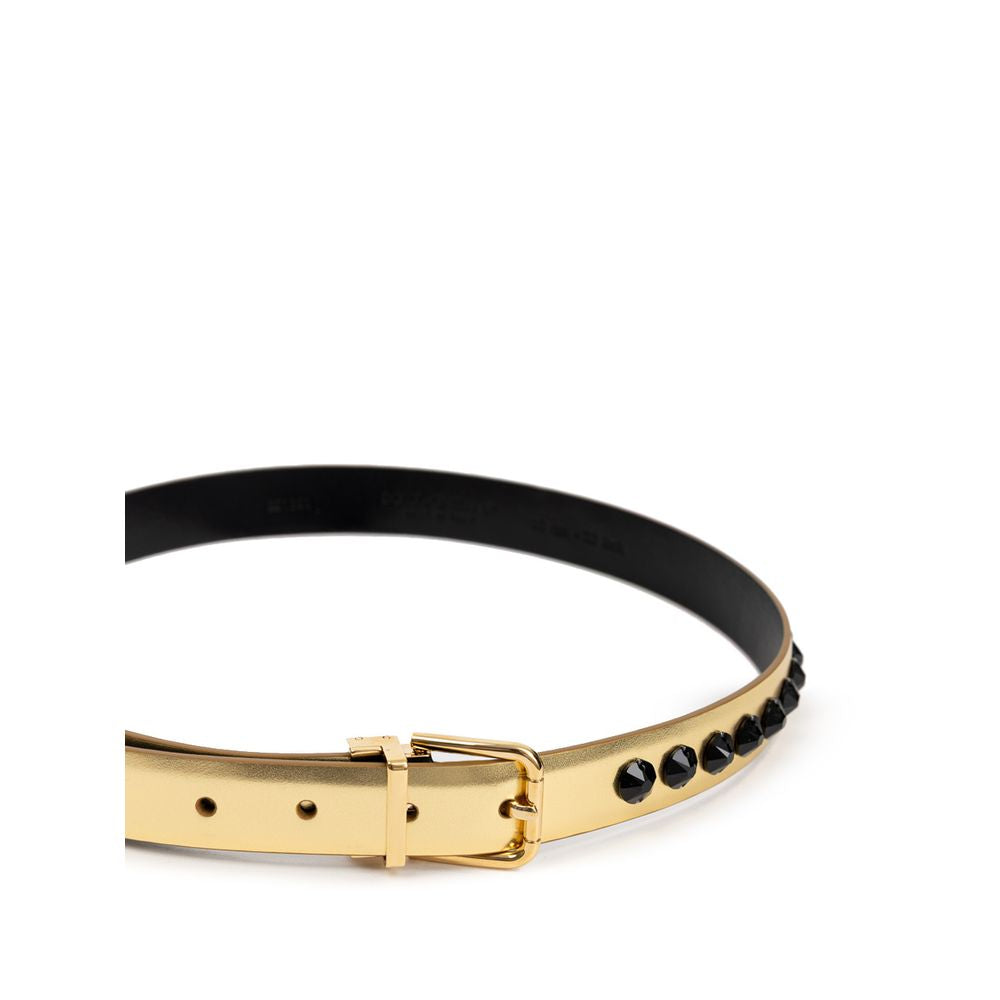 Gold Leather Belt