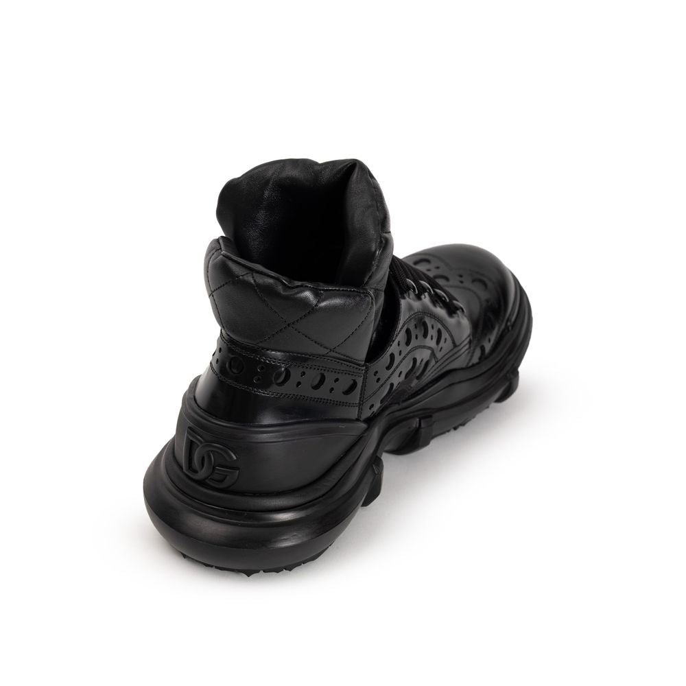Black Leather Oxfords And Derby