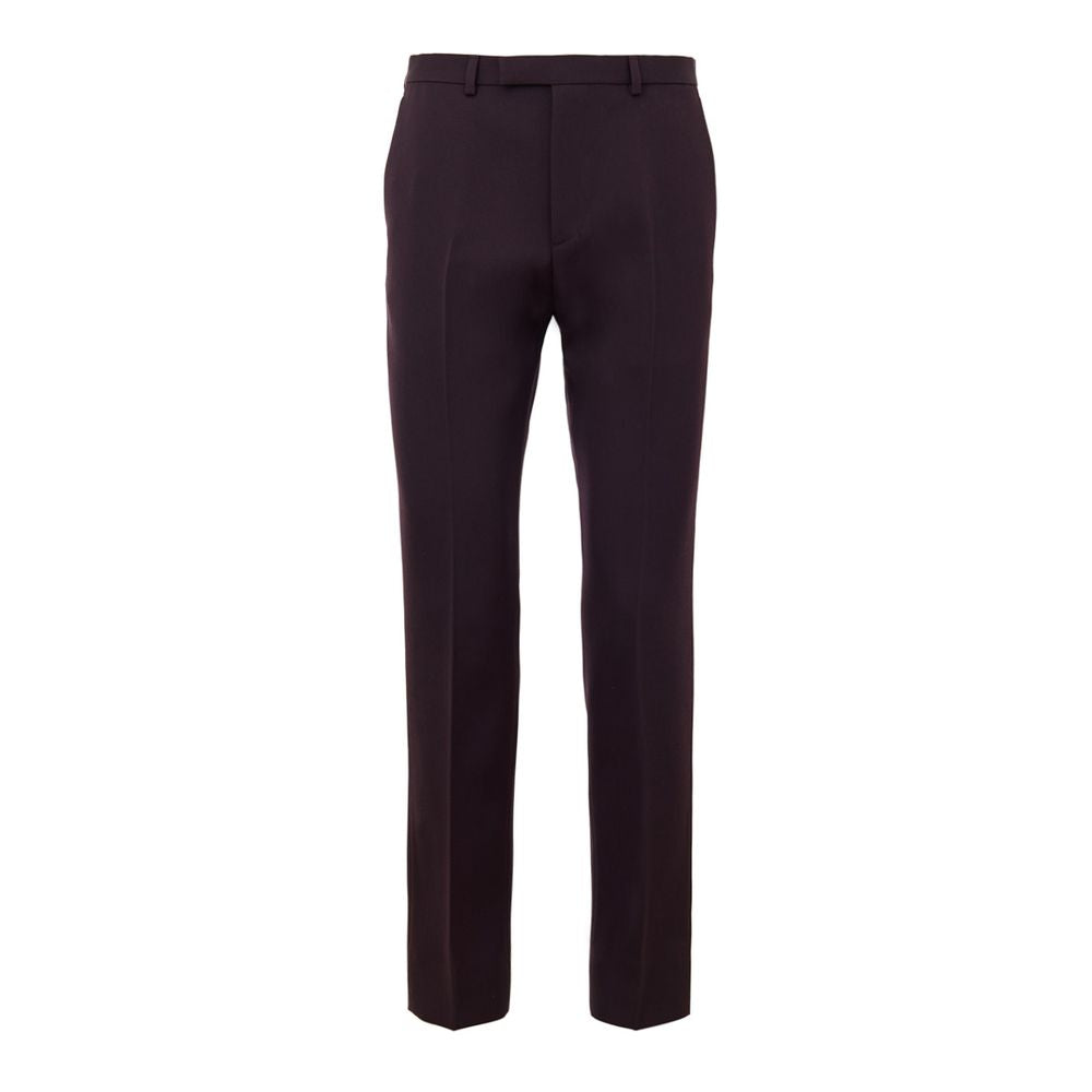 Bordeaux Wool Jeans Denim