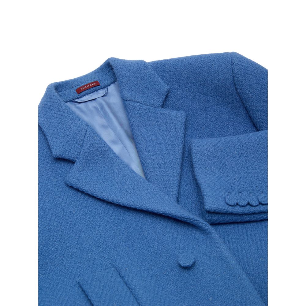 Blue Wool Coat