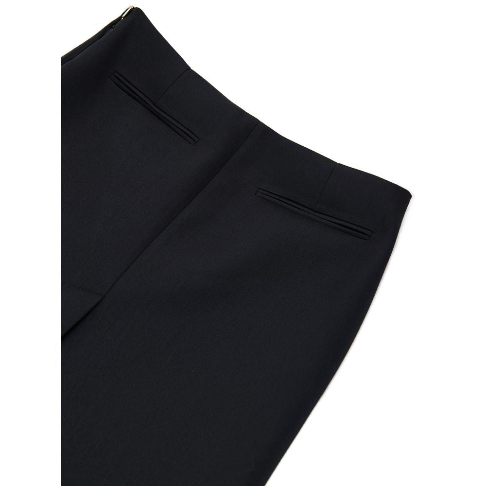 Black Wool Skirt