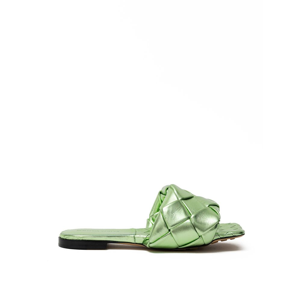 Green Leather Slipper