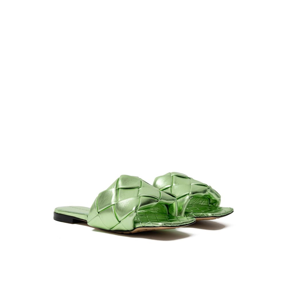 Green Leather Slipper