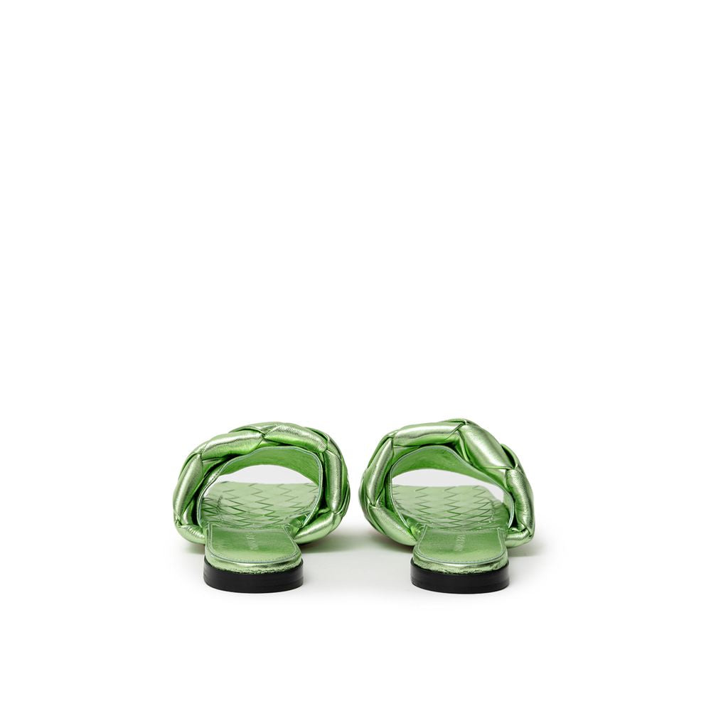 Green Leather Slipper