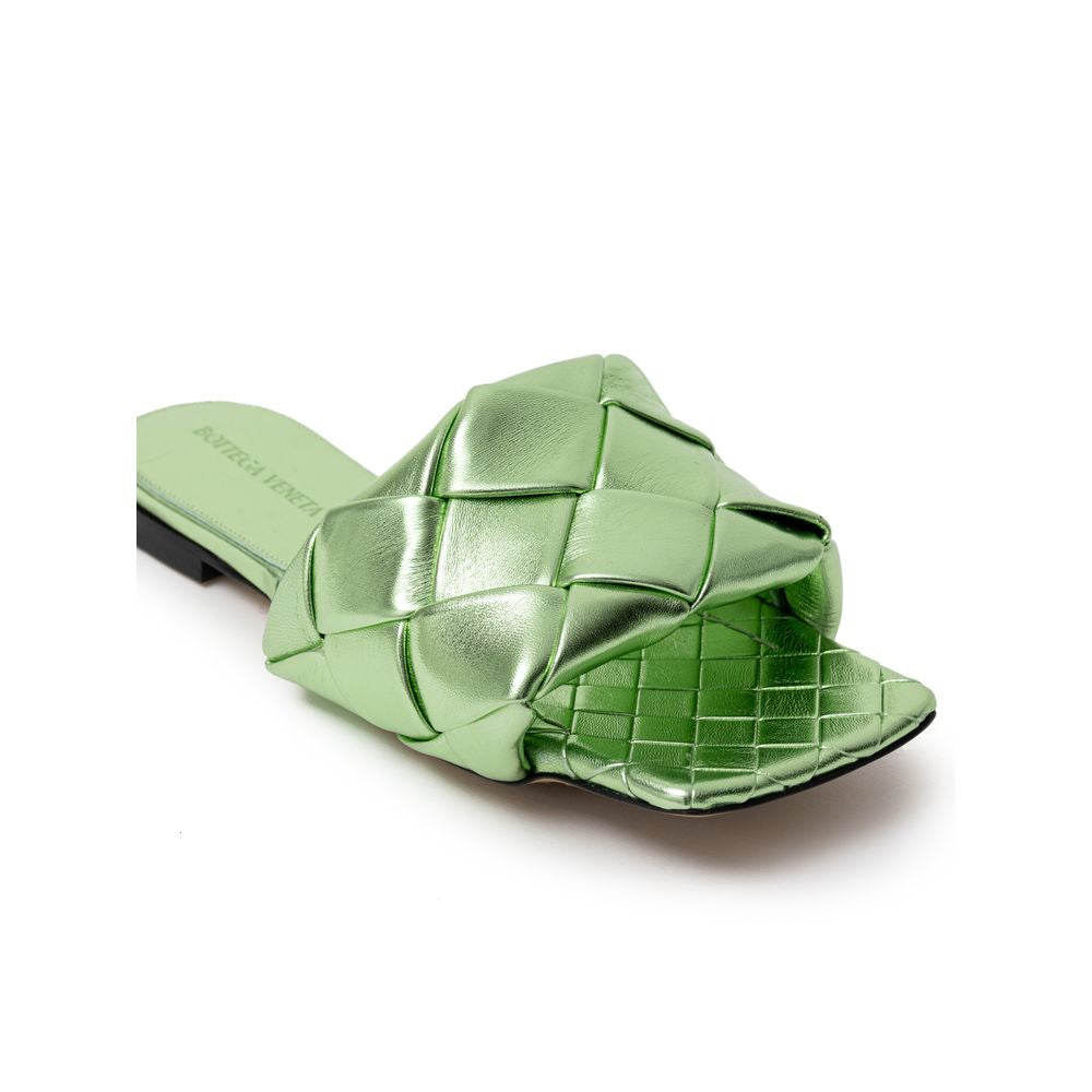 Green Leather Slipper