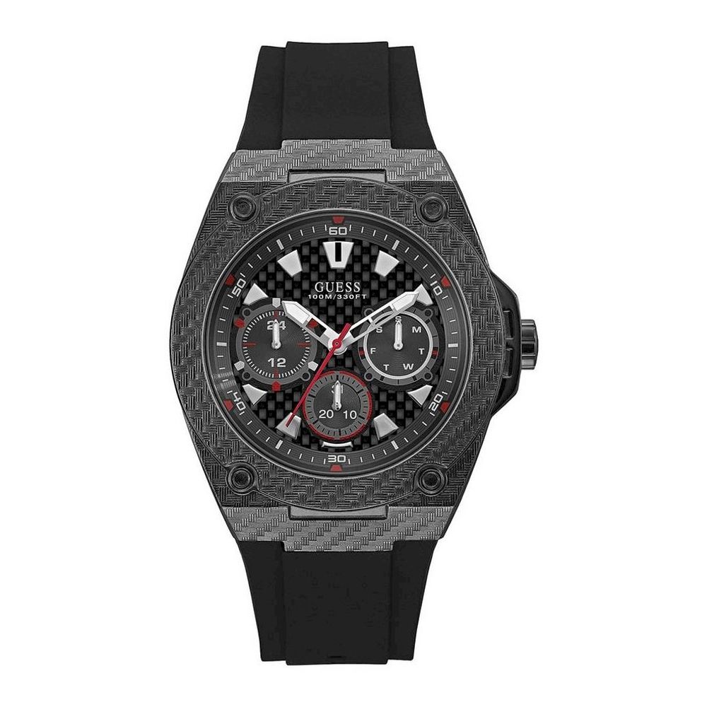 Black Rubber Watch