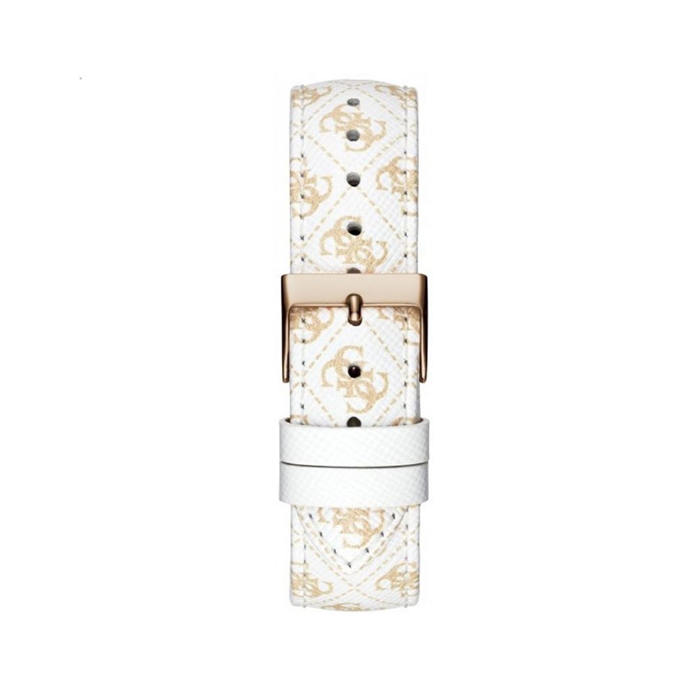 White Leather Watch