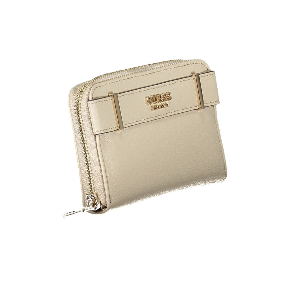 Beige Polyethylene Wallet
