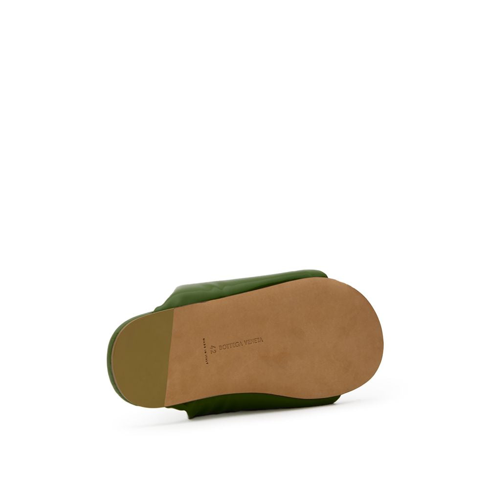 Green Leather Slipper