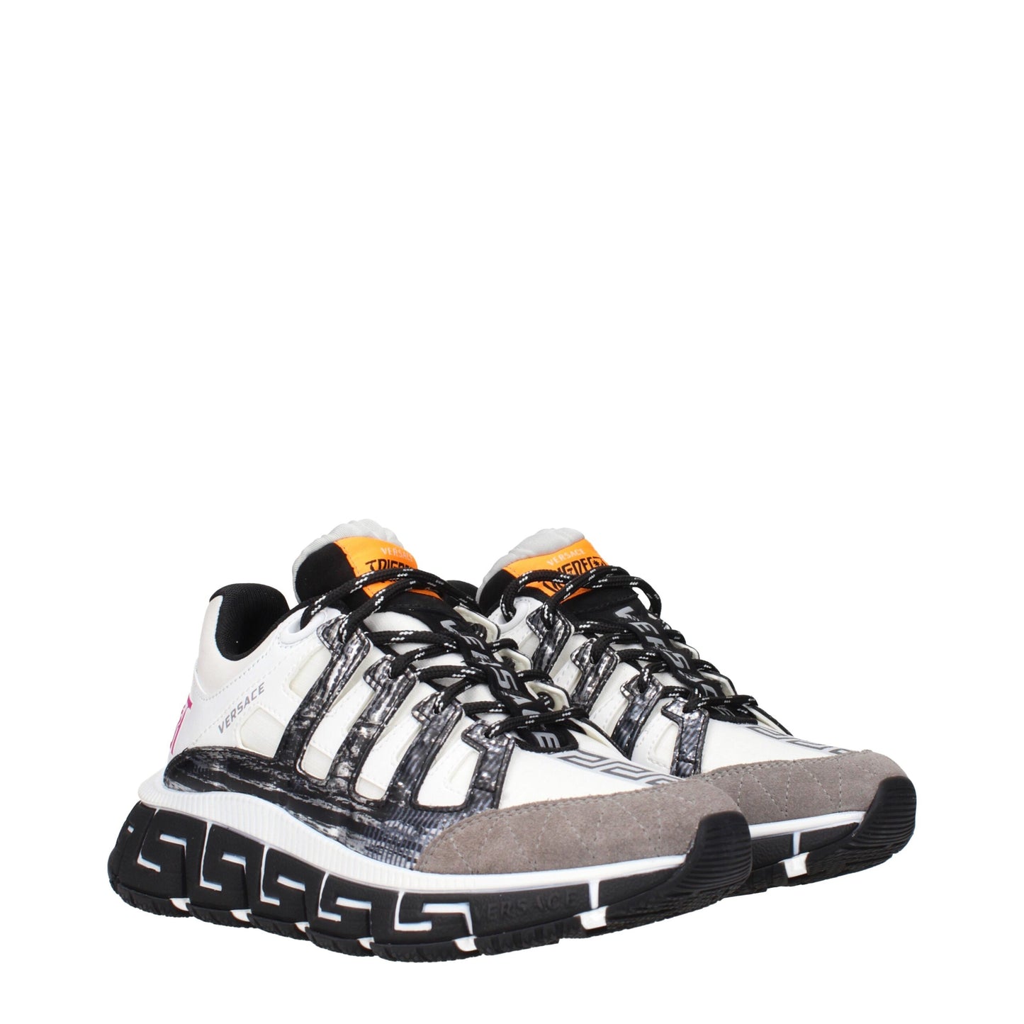Beige Fabric Athletic Sneakers