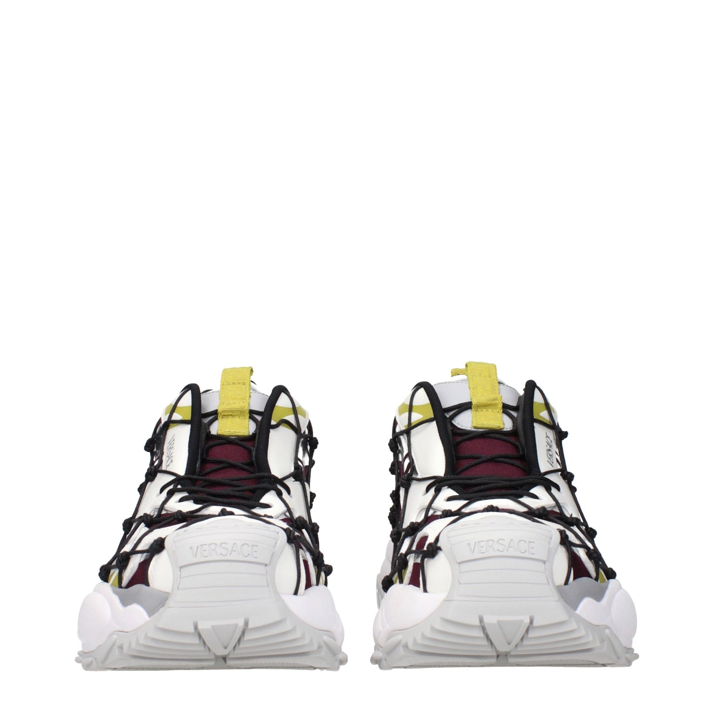 Red Fabric Athletic Sneakers