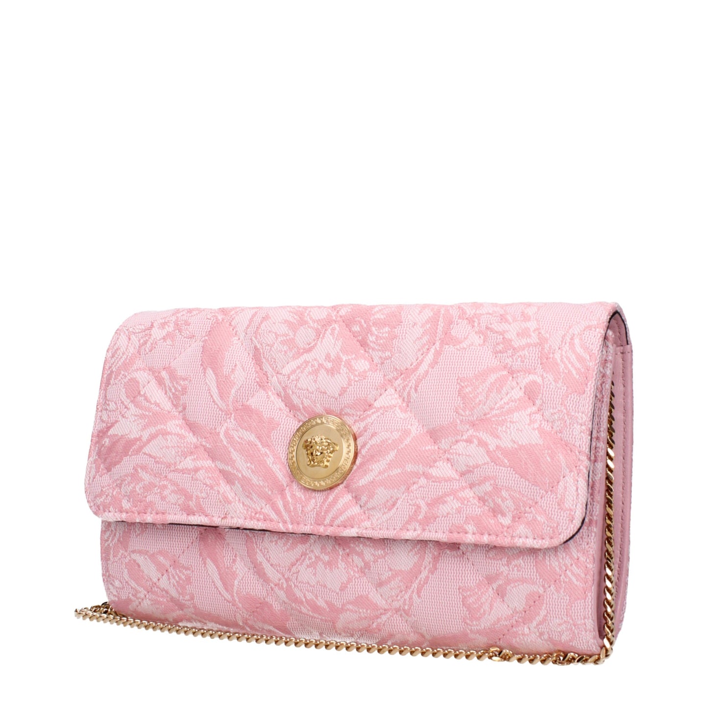 Pink Fabric Clutch Bags