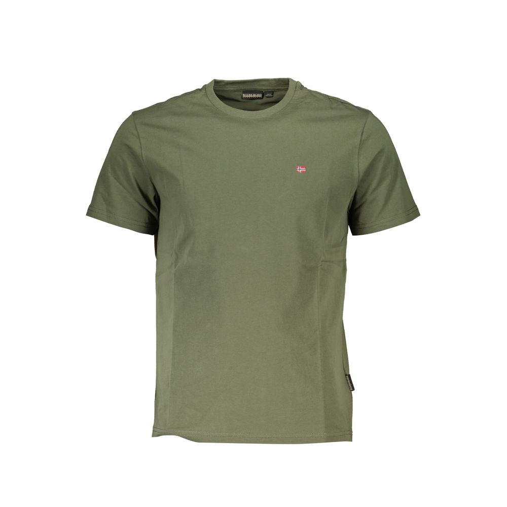 Camiseta verde de algodón