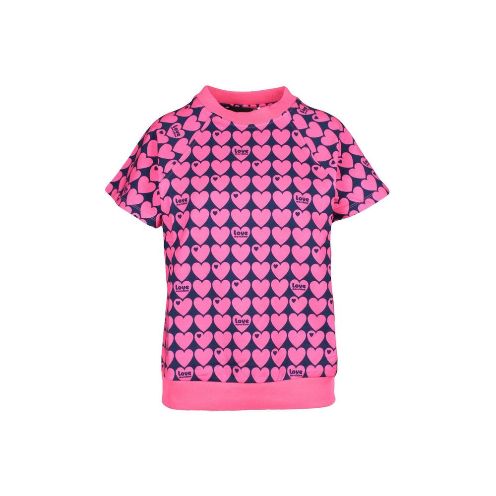 Camiseta de algodón rosa