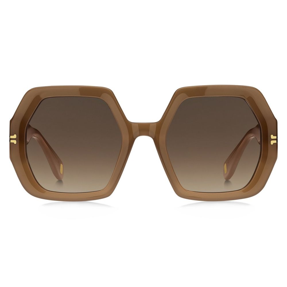 Gafas de sol de plástico marrón