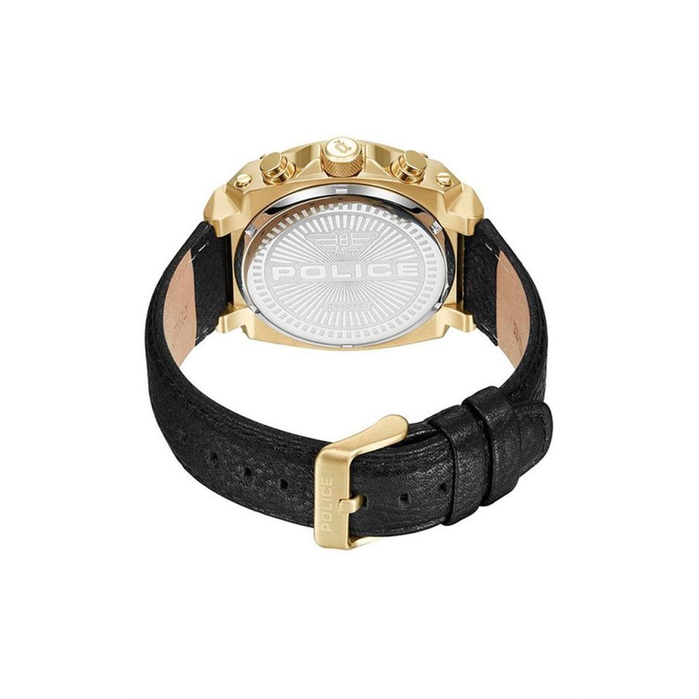 Reloj de piel negro