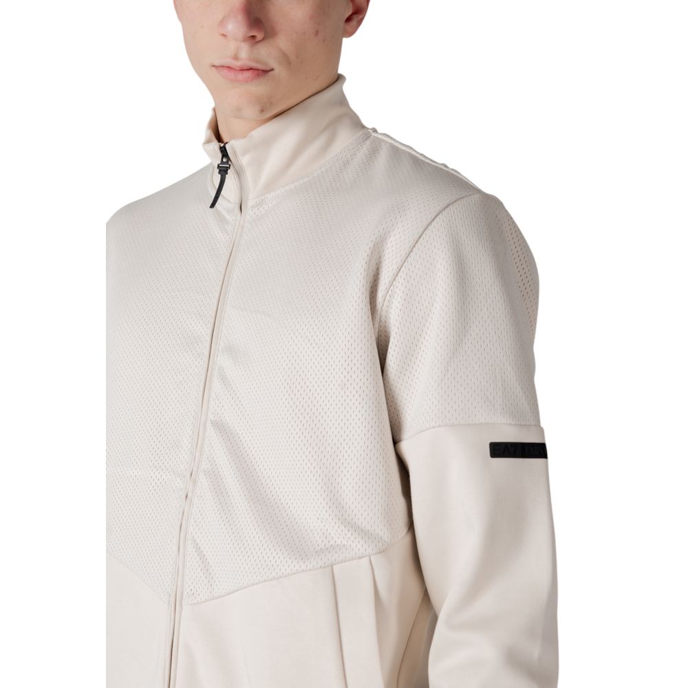 Sudadera de algodón beige
