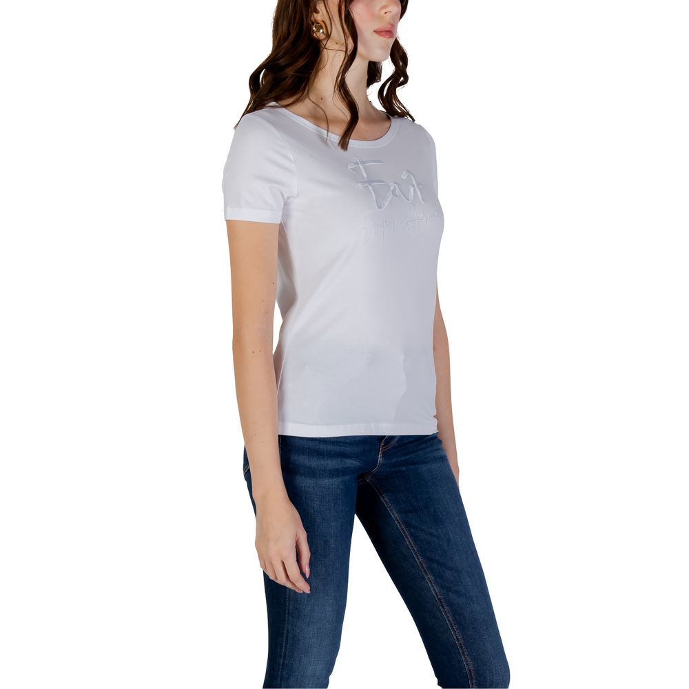Camiseta blanca de algodón