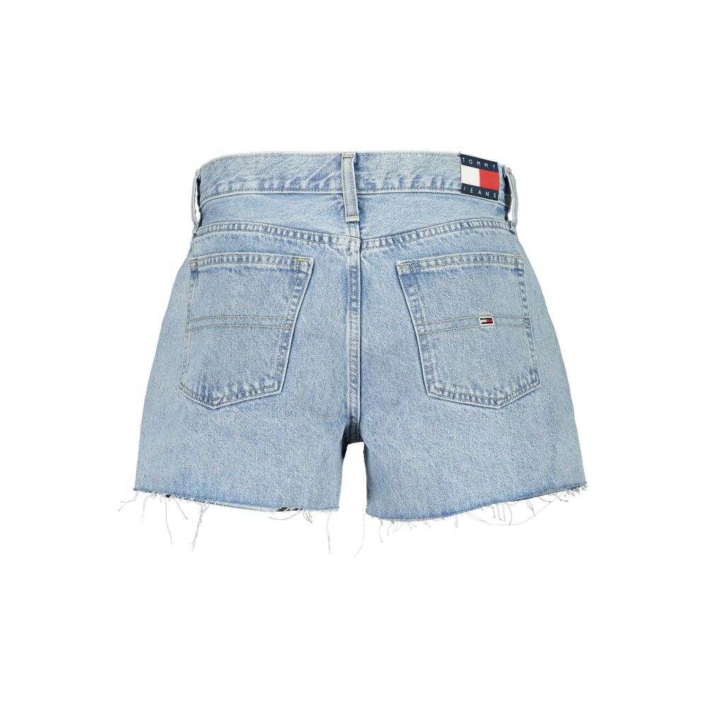 Pantalón corto de algodón azul