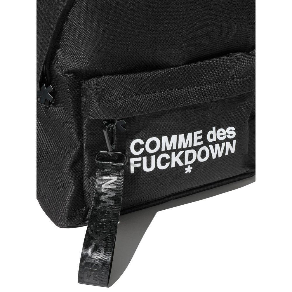 Mochila de poliéster negra