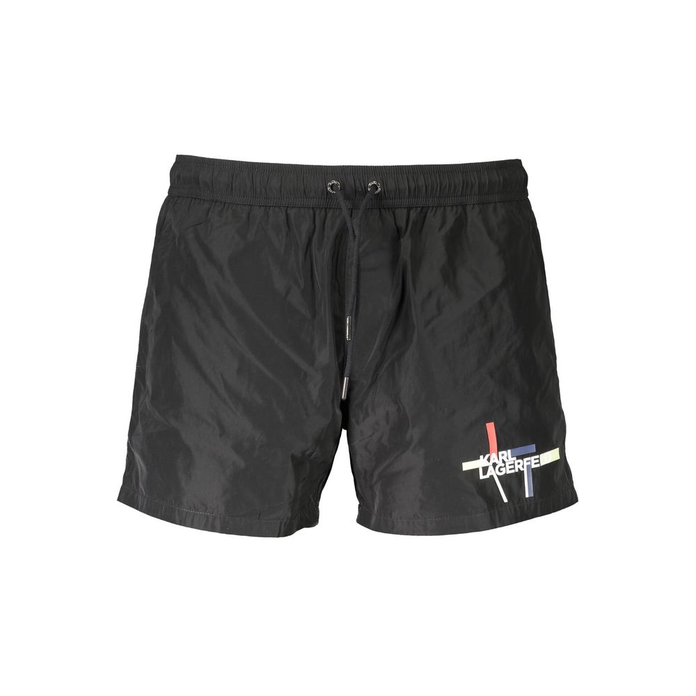 Bañador de poliéster negro